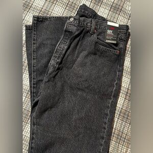 Levi's Men's Charcoal Straight Jeans
